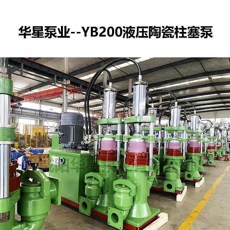印染廠污水處理柱塞泵yb200-19